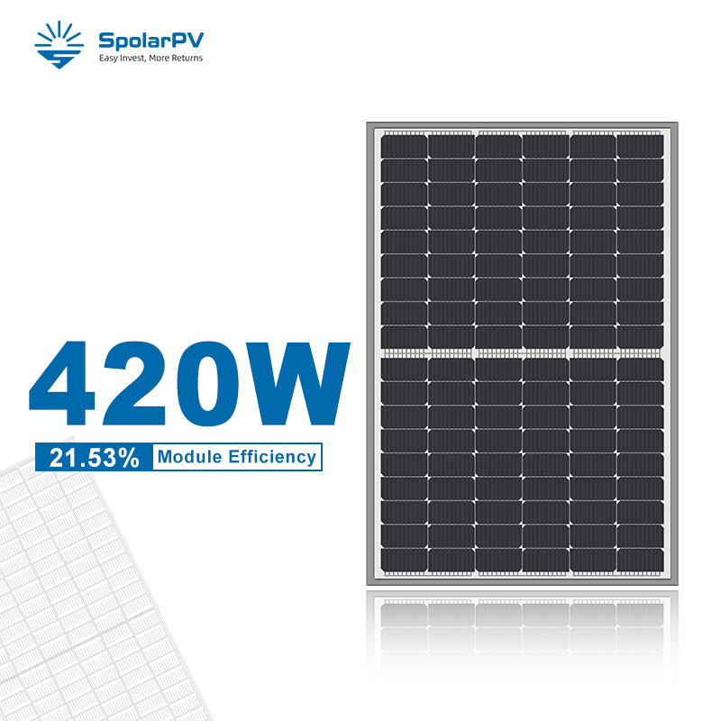 420w solar module sliver frame