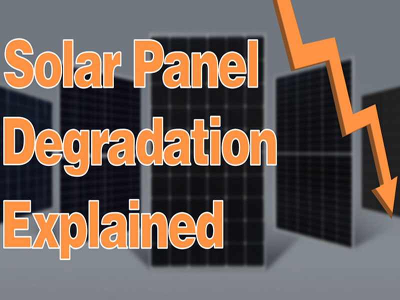 Les panneaux solaires se dégradent-ils avec le temps ? Oui, mais pas beaucoup