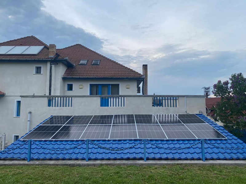 Système photovoltaïque de réseau résidentiel de 5 kW pour la Roumanie