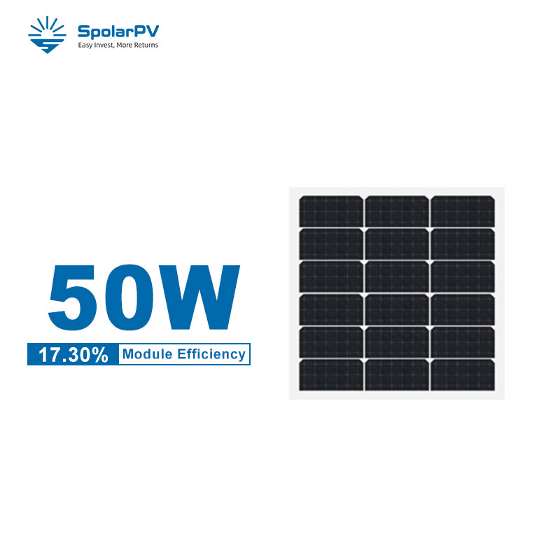50w flexible solar panel customized
