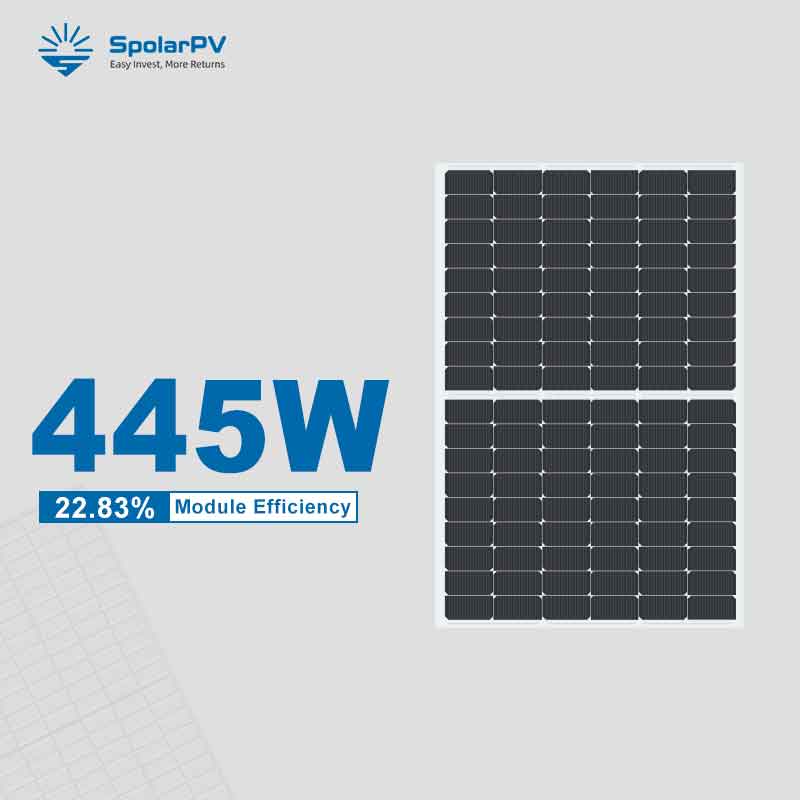 445w transparent solar panel