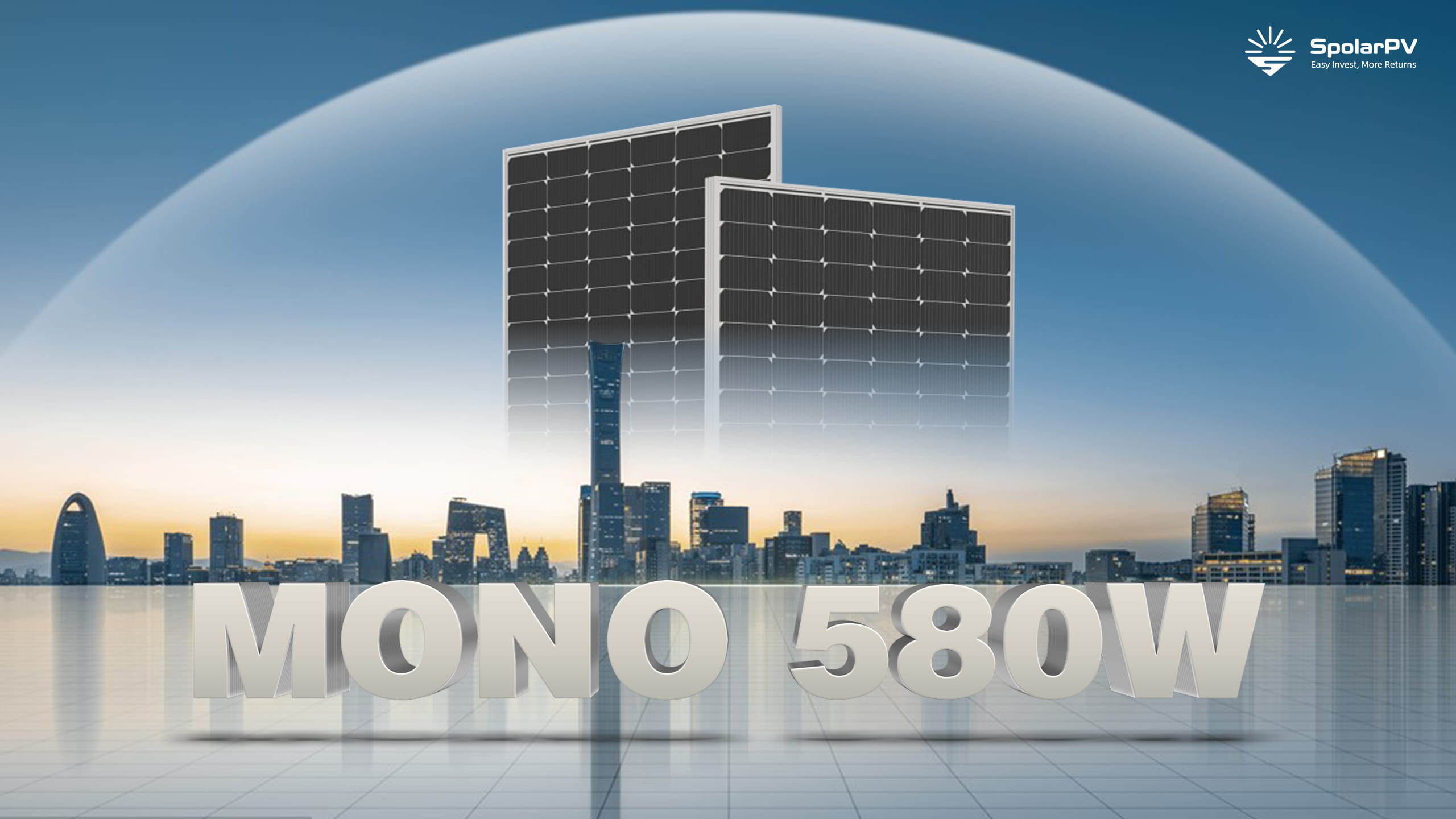 solar panel mono 580w