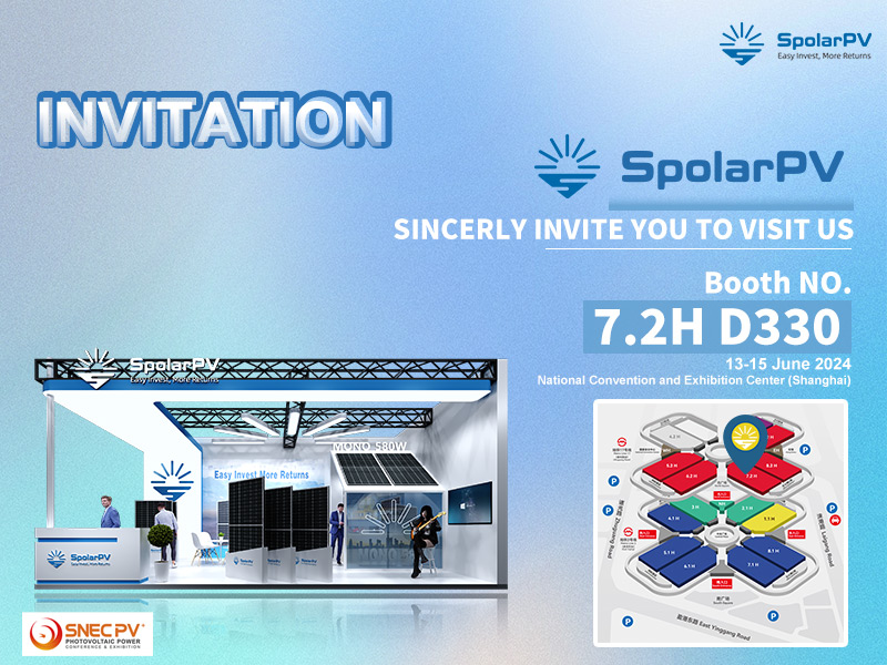 SpolarPV exposera au SNEC 2024 à Shanghai