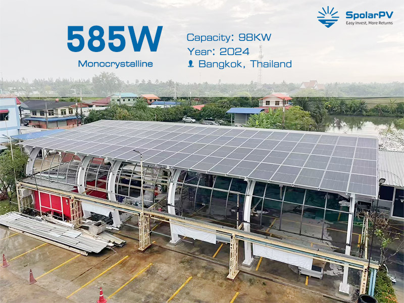 Étude de cas de projet : Installation solaire de 98 kW à Bangkok, Thaïlande