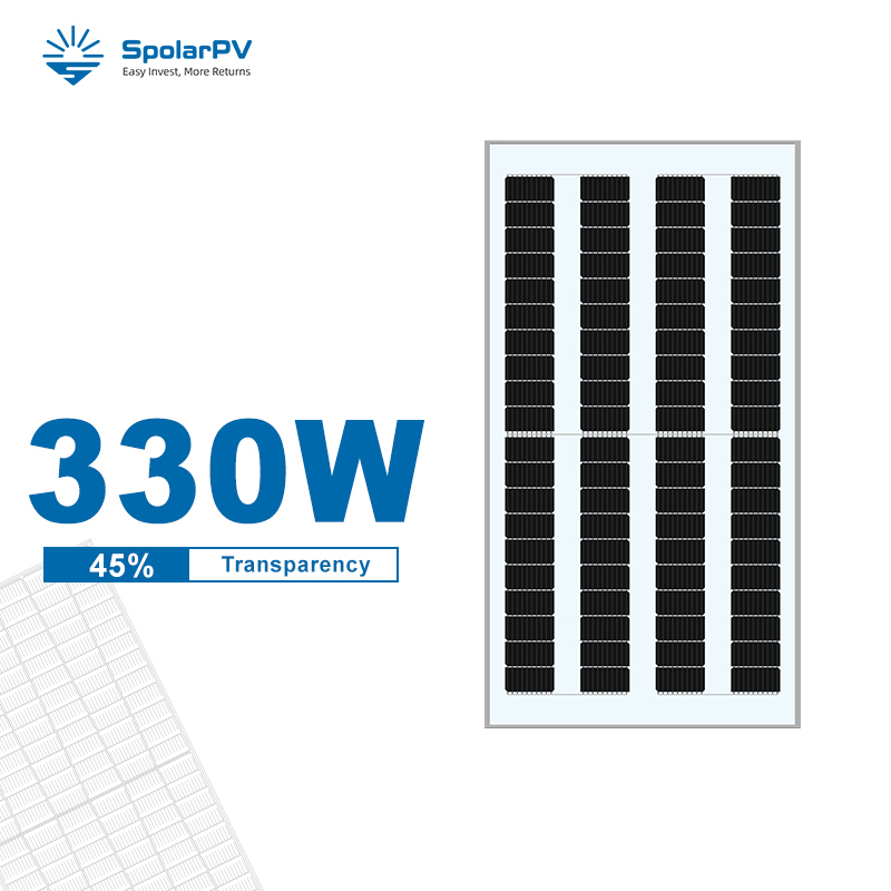 SpolarPV SPV330-80 Transparent Solar Panel